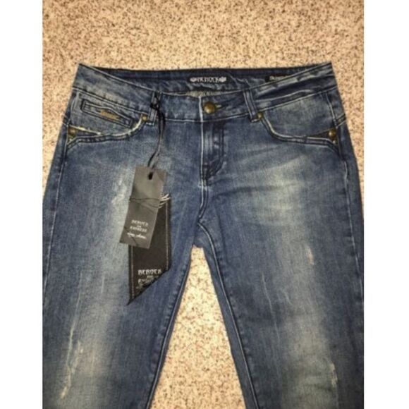 Express Jeans REROCK Skinny Crop Size 30 NWT - Picture 2 of 6